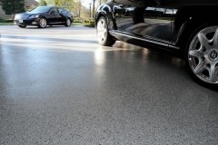 garage floor with epoxy finish